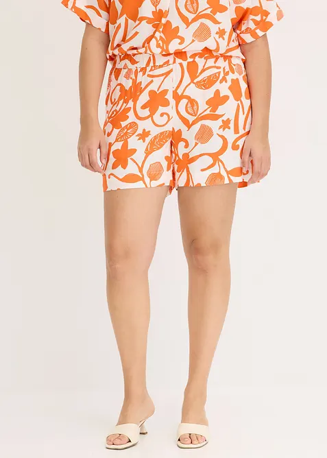 Gedessineerde short van soepele viscose, bonprix