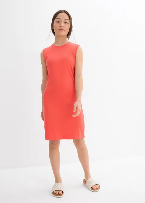 Aansluitende jersey jurk van biologisch katoen, bonprix