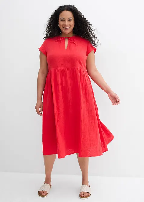 Jurk van zachte mousseline, bonprix