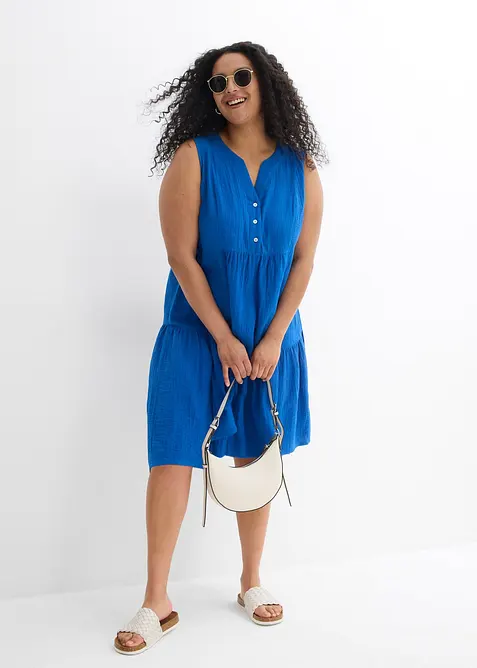 Jurk van luchtige mousseline, bonprix