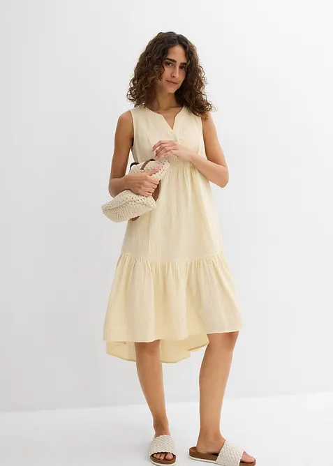 Jurk van luchtige mousseline, bonprix