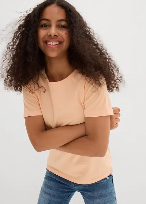 T-shirt van biologisch katoen (set van 3), bonprix