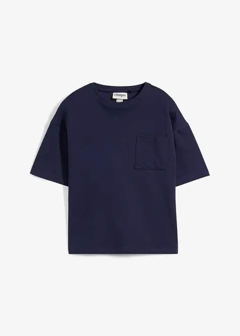 Overseized T-shirt met zwaar biologisch katoen, bonprix