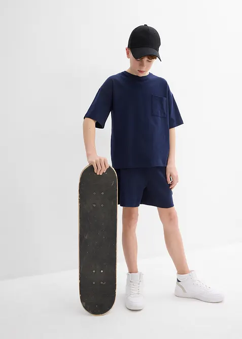 Overseized T-shirt met zwaar biologisch katoen, bonprix