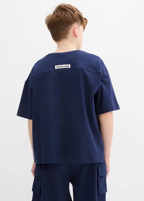 Overseized T-shirt met zwaar biologisch katoen, bonprix