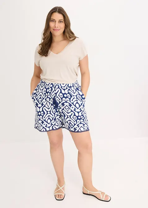 Jersey shorts van soepele viscose, bonprix
