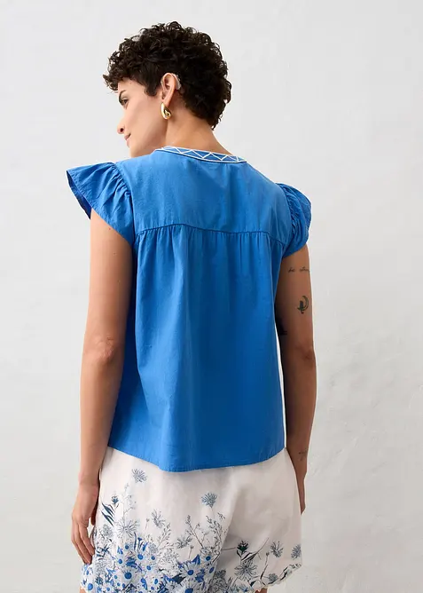 Tuniek met zijde en borduurwerk, bonprix