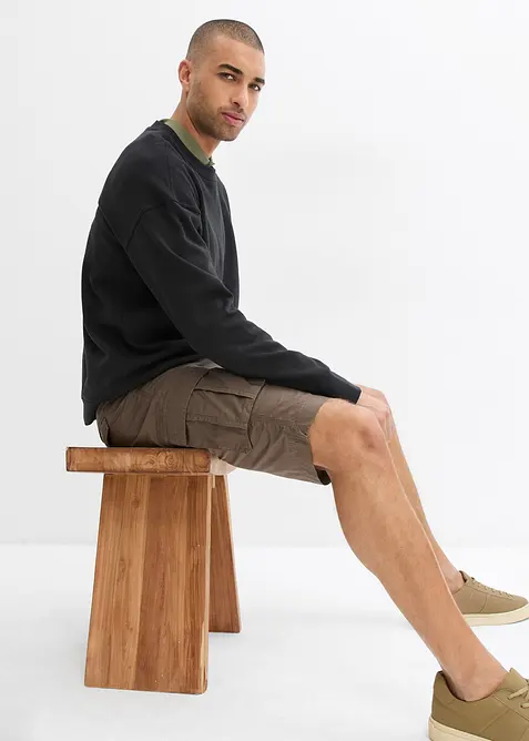 Cargo bermuda van puur katoen, relaxed fit, bonprix