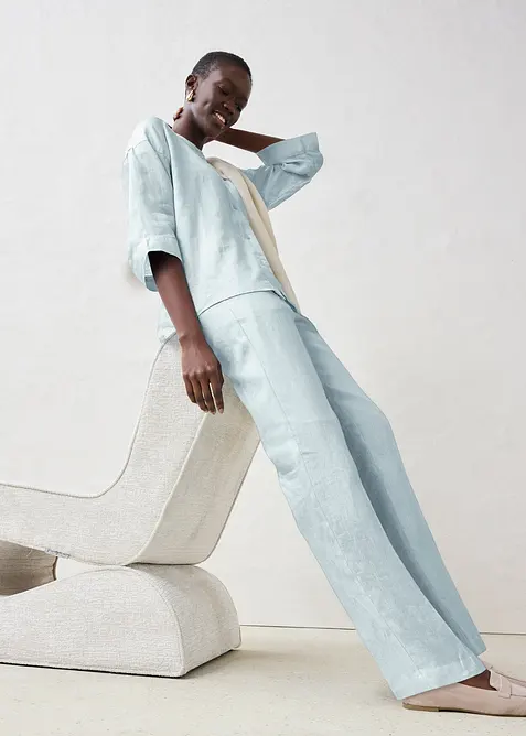 Broek van puur linnen, bonprix