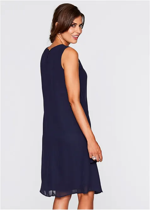 Chiffon Jurk met applicatie, bonprix