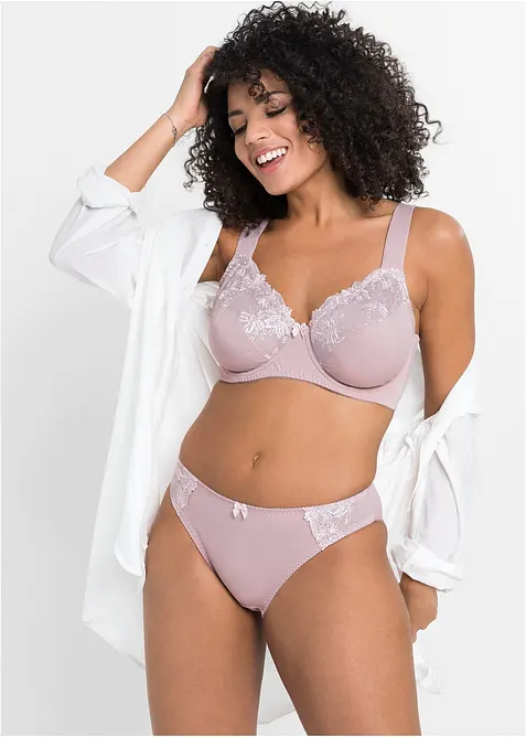 Beugel bh met gewatteerde schouderbandjes (set van 2), bonprix