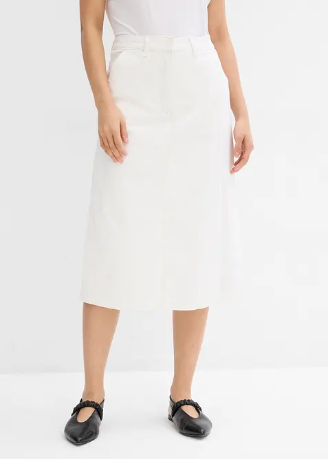 Broekrok van elastische katoenmix, bonprix