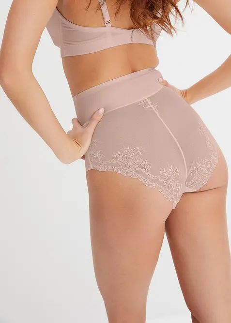 Corrigerende lasercut panty (set van 2), medium corrigerend, bonprix