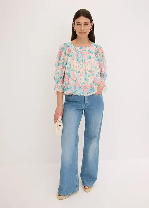 Blouse met ballonzoom, bonprix