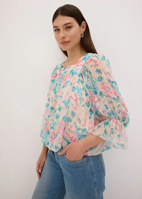 Blouse met ballonzoom, bonprix