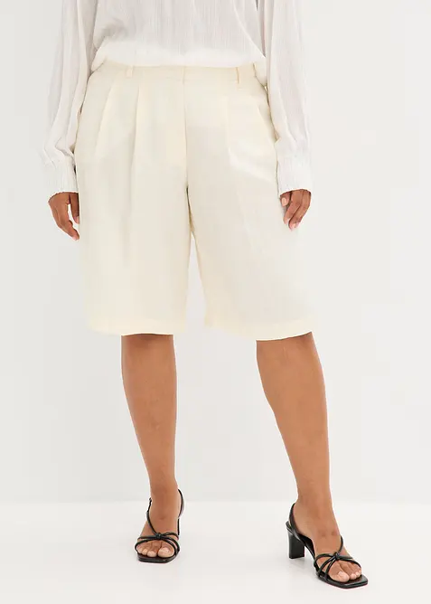 Bermuda van soepele viscosemix, bonprix