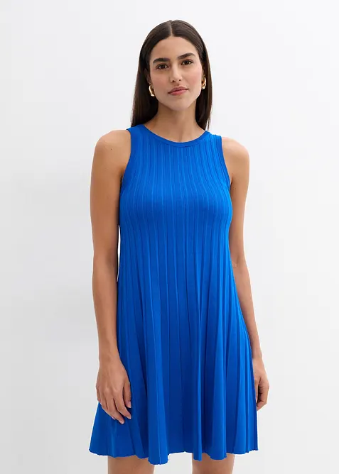 Gebreide jurk in A-lijn van een viscosemix, bonprix