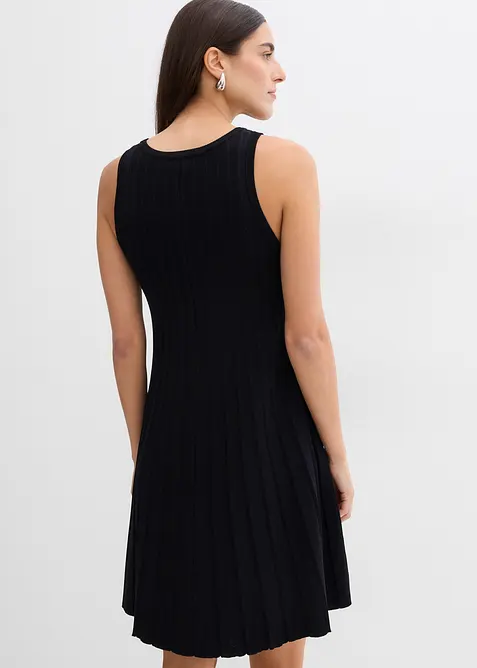 Gebreide jurk in A-lijn van een viscosemix, bonprix