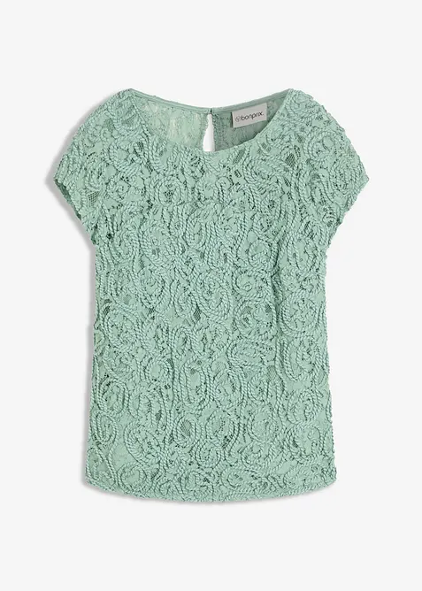 Blouse van koordkant, bonprix