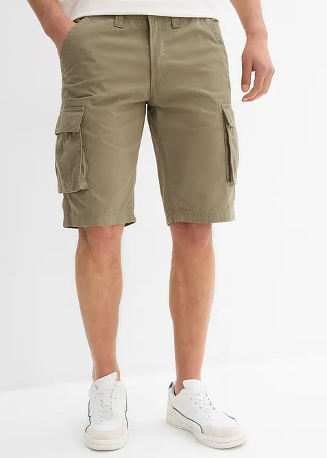 Cargo bermuda van katoen, relaxed fit, bonprix