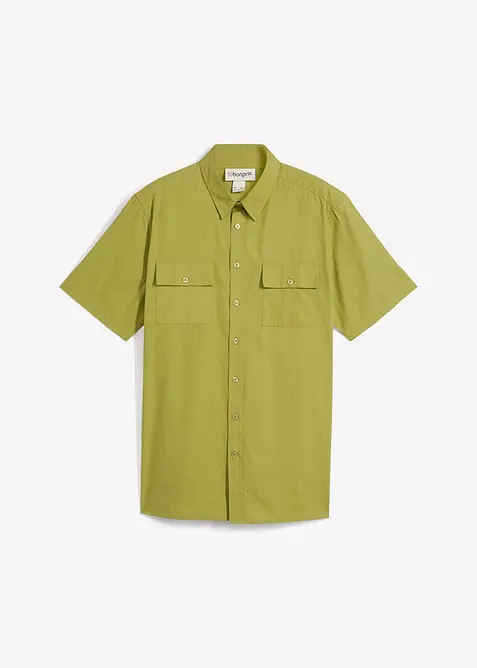 Overhemd van puur katoen met korte mouwen, bonprix