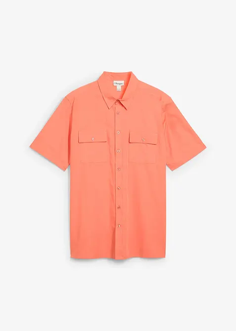 Overhemd van puur katoen met korte mouwen, bonprix