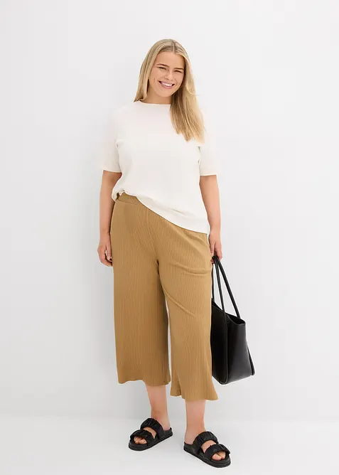 Jersey culotte met comfortabele tailleband, bonprix