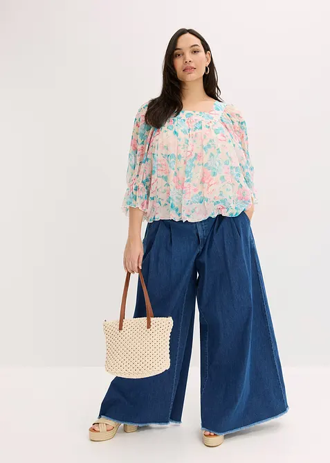 Blouse met ballonzoom, bonprix