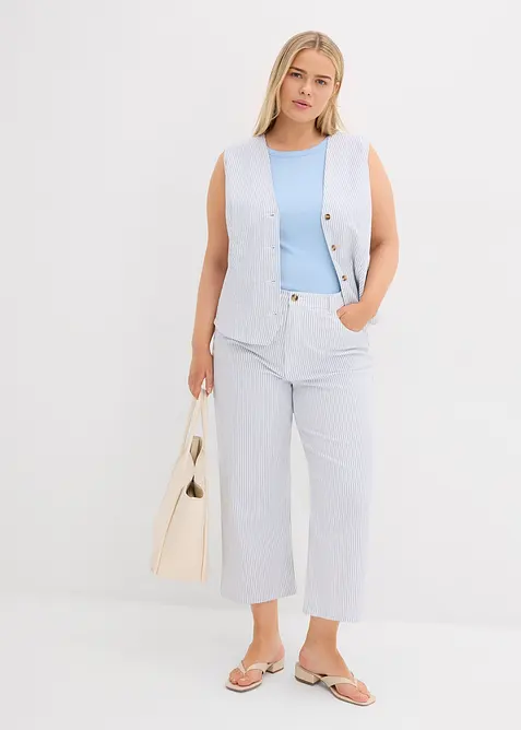 Geribde tanktop, bonprix