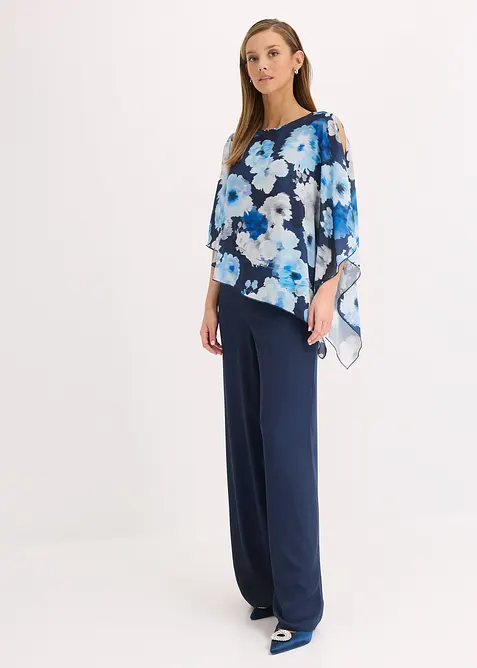 Jumpsuit met overgooier, bonprix