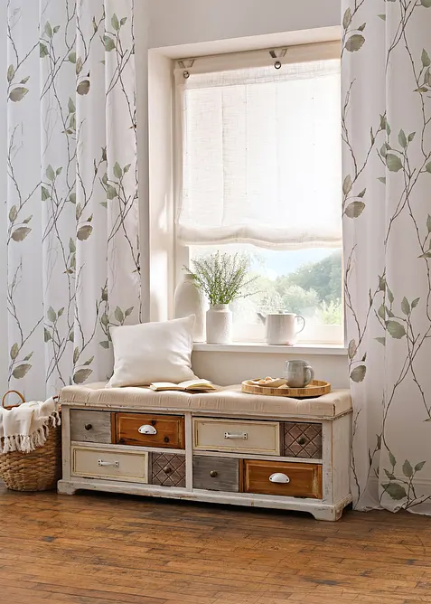 Gordijn met gerecycled polyester (1 stuk), bonprix