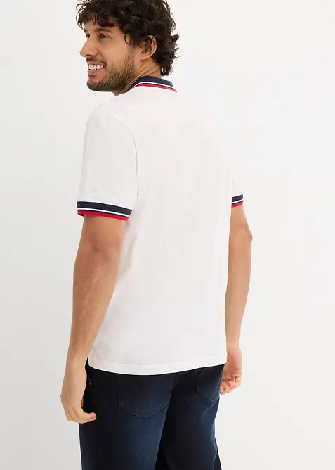 Poloshirt van puur katoen (set van 2) met korte mouw, bonprix