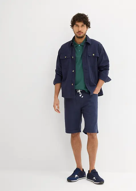 Instap bermuda van linnenmix, regular fit, bonprix