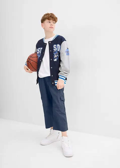 3/4 jongens broek, loose fit, van katoen, bonprix