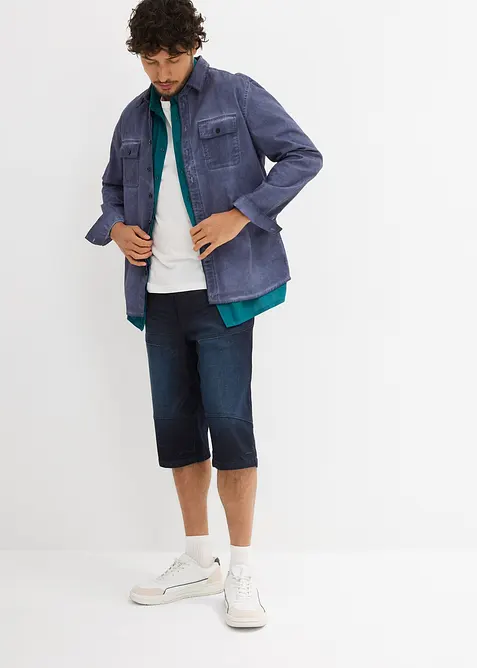 Lange jeans bermuda, regular fit, bonprix