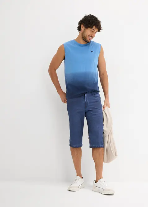 Lange bermuda in washed out look, regular fit, bonprix