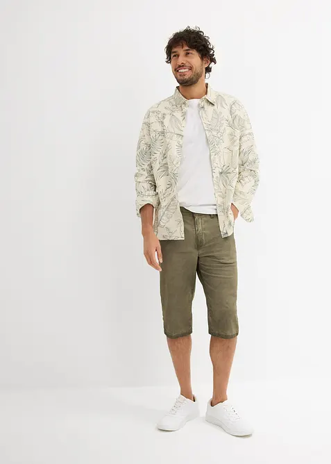 Lange bermuda in washed out look, regular fit, bonprix