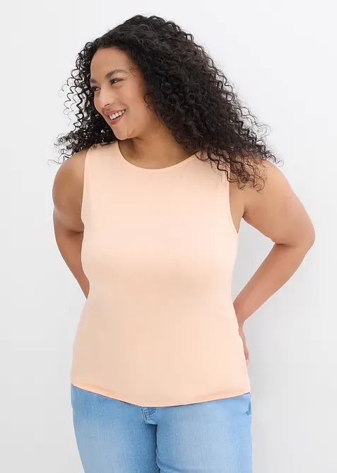 Top van zachte viscose (set van 2), bonprix