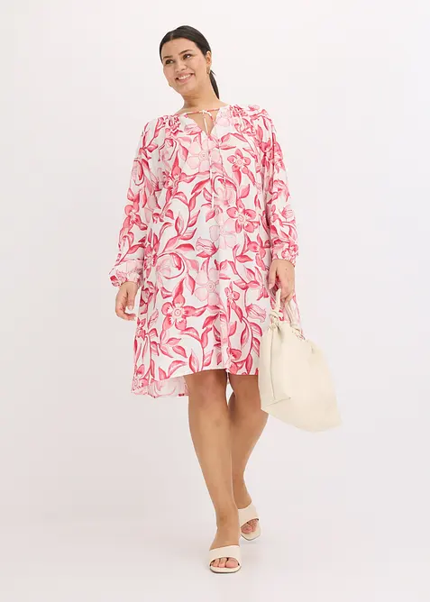 Gedessineerde tuniekjurk van soepele viscose, bonprix