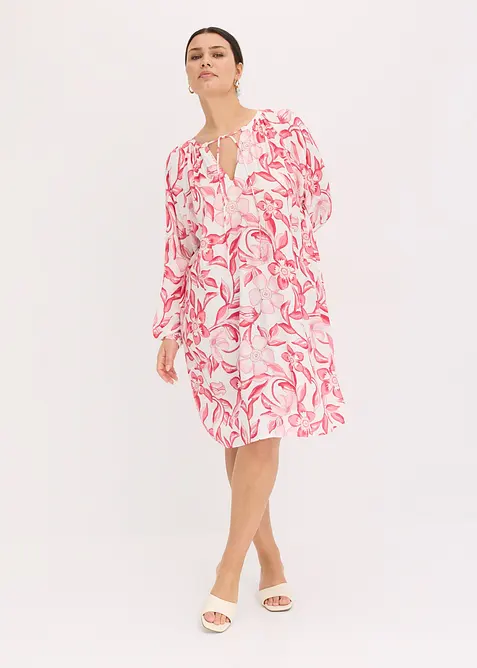 Gedessineerde tuniekjurk van soepele viscose, bonprix