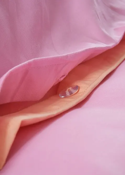 Omkeerbaar perkal dekbedovertrek,  effen, bonprix