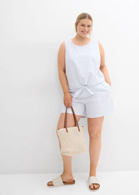 Blousetop van puur katoen, bonprix