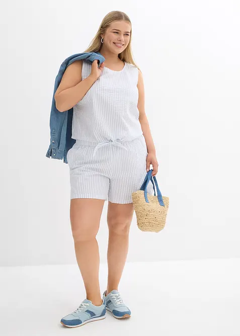 Gestreepte instapshort van katoen, bonprix