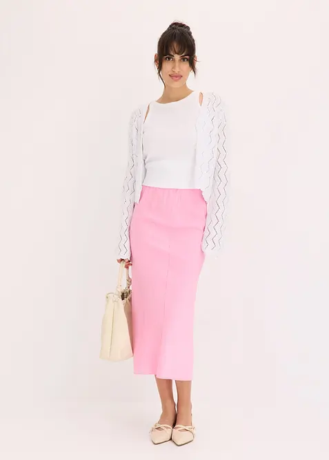 Minirok van satijn, bonprix