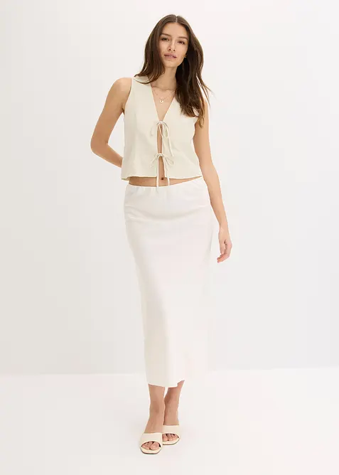 Minirok van satijn, bonprix