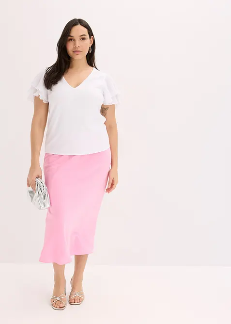 Minirok van satijn, bonprix