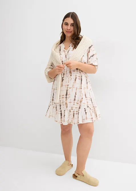 Mini jurk van soepele viscose, bonprix