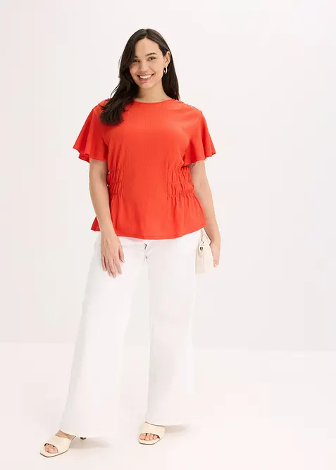 Jersey crêpe shirt, bonprix