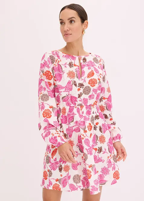 Mini jurk van mousseline, bonprix