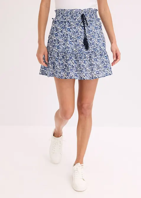 Boho minirok van licht katoen, bonprix